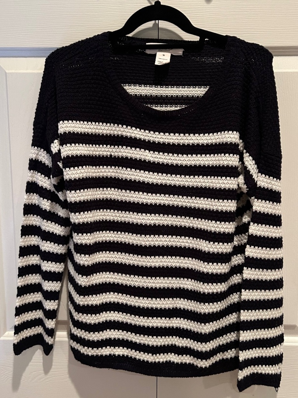 Black & White Striped Sweater